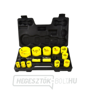 Bimetál lyukfűrész készlet fémhez és fához, 17 darabos, műanyag dobozban (5/10) Előnézet 