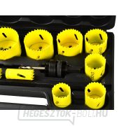 Bimetál lyukfűrész készlet fémhez és fához, 17 darabos, műanyag dobozban (5/10) náhled