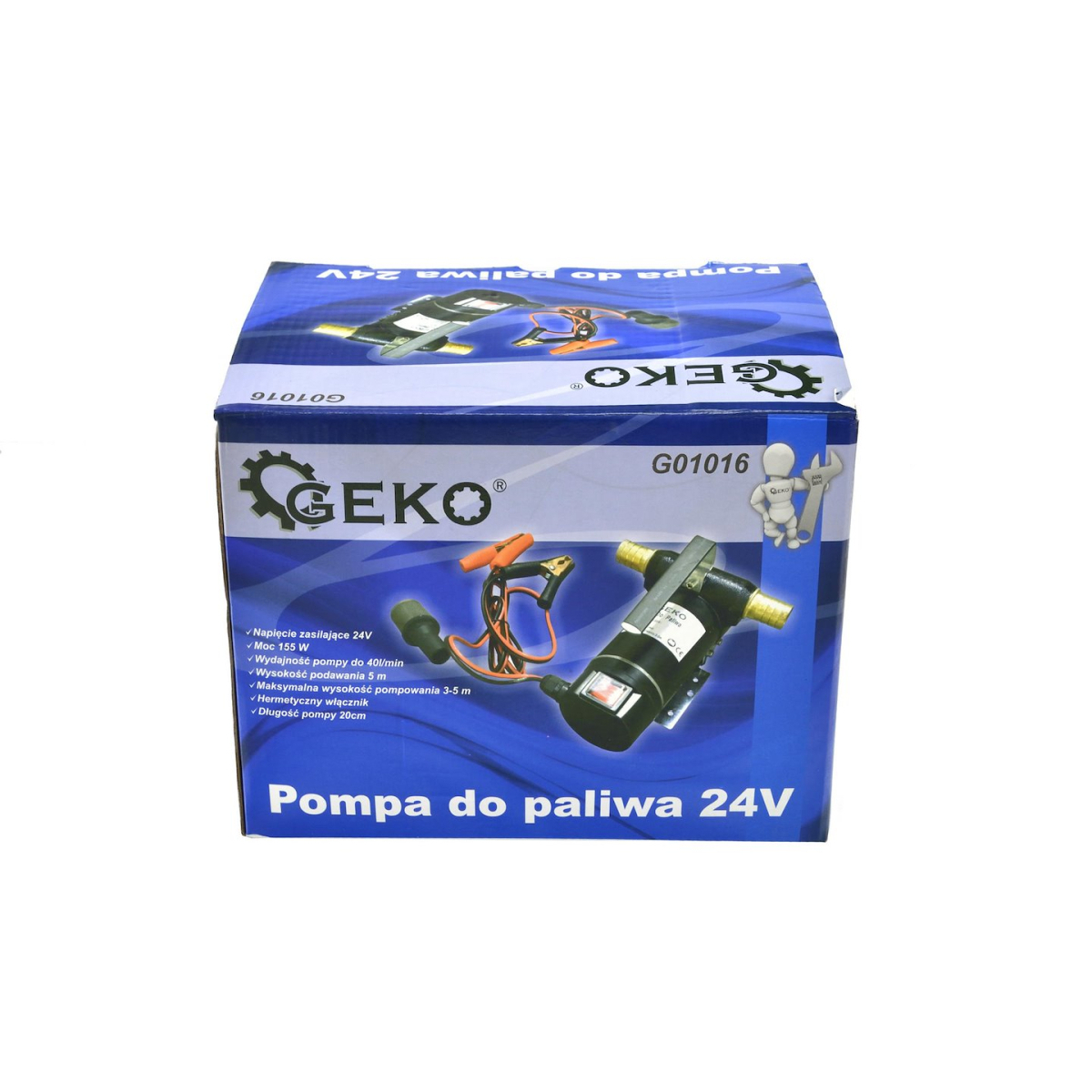 GEKO olaj- és dízelszivattyú 24V, 155W  Előnézet 
