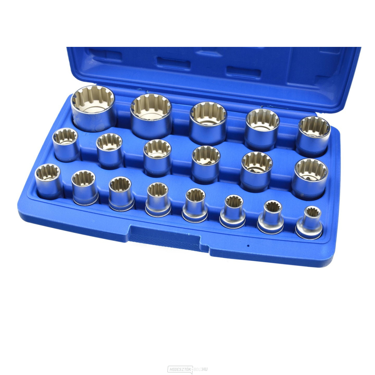 Multilock dugós kulcsok 1/2" GEKO, készlet 19 db, CrV acél