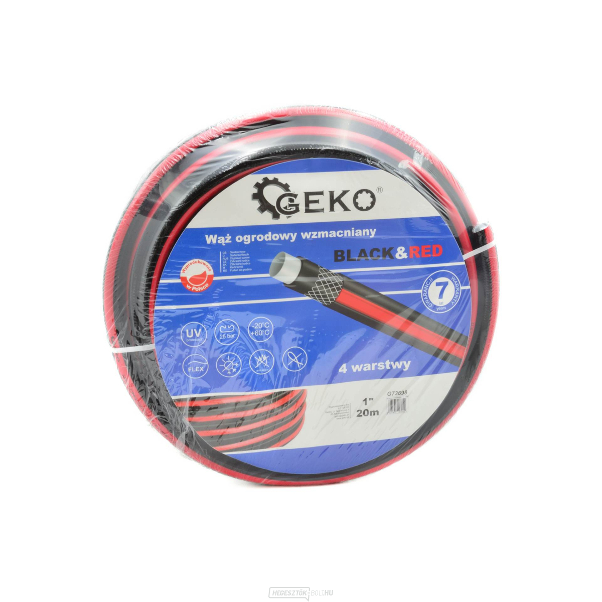 Megerősített kerti tömlő BLACK&RED GEKO 1