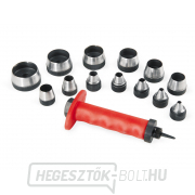 Lyukasztó, 13 darabos készlet, 5-35 mm-esek Lyukasztó, 13 darabos készlet, 5-35 mm-esek gallery main image