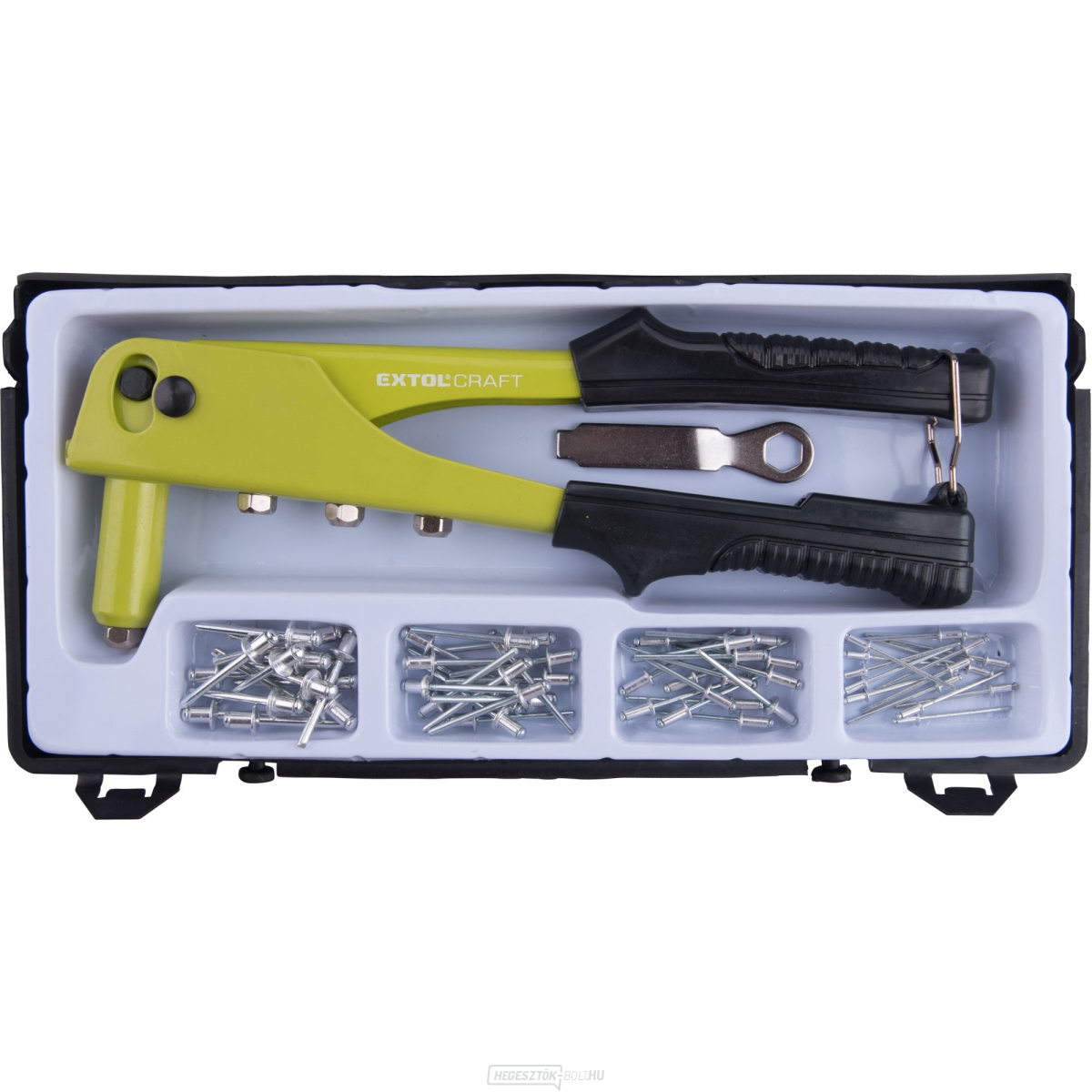 Szegecselő fogó készlet szegecsek 60db