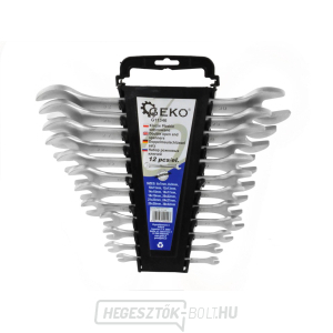 Lapos szatén kulcsok, 12-es készlet, 6-32mm, műanyag. GEKO tartó Lapos szatén kulcsok, 12-es készlet, 6-32mm, műanyag. GEKO tartó gallery main image