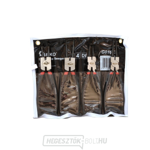 Seeger fogó készlet 4 db GEKO, egyenes és hajlított, 250 mm Seeger fogó készlet 4 db GEKO, egyenes és hajlított, 250 mm gallery main image