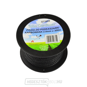 GEKO fűnyíró szál, 2,0 mm x 300 m, hullámos profil gallery main image