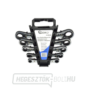GEKO racsnis kulcsok, 5-ös készlet, 6-22mm, műanyag. tartó GEKO racsnis kulcsok, 5-ös készlet, 6-22mm, műanyag. tartó gallery main image