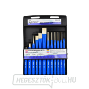 GEKO lyukasztók és vésők, készlet 12, CrV acél GEKO lyukasztók és vésők, készlet 12, CrV acél gallery main image