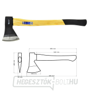 Balta, fa nyél, 1250 gx 24