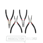 Seeger fogó készlet 4 db GEKO, egyenes és ívelt, 200mm Seeger fogó készlet 4 db GEKO, egyenes és ívelt, 200mm gallery main image