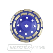 Kétsoros gyémánt csésze csiszolótárcsa, 125x5mmxM14 GEKO Kétsoros gyémánt csésze csiszolótárcsa, 125x5mmxM14 GEKO gallery main image