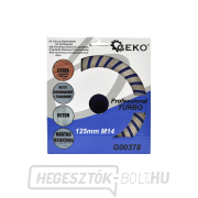 GEKO turbó gyémánt csésze csiszolótárcsa, 125x5mm, M14 GEKO turbó gyémánt csésze csiszolótárcsa, 125x5mm, M14 náhled