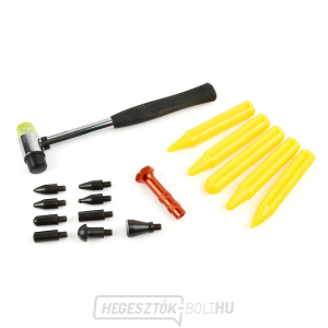 GEKO horpadáseltávolító szerszámkészlet (vízvezeték-kalapács, fúrófejek, ütőpálcák) GEKO horpadáseltávolító szerszámkészlet (vízvezeték-kalapács, fúrófejek, ütőpálcák) gallery main image