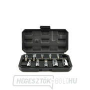 GEKO Torx csatlakozófej 1/4”, 3/8”, 1/2”, M4-M18, 10 db-os készlet gallery main image