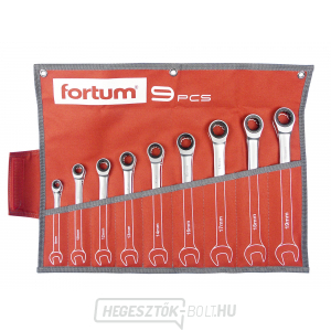 Ratchet kulcsok, 9 darabos készlet Ratchet kulcsok, 9 darabos készlet gallery main image