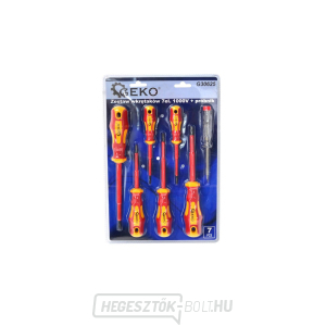 Csavarhúzó készlet teszterrel GEKO 7 db 1000V Csavarhúzó készlet teszterrel GEKO 7 db 1000V gallery main image
