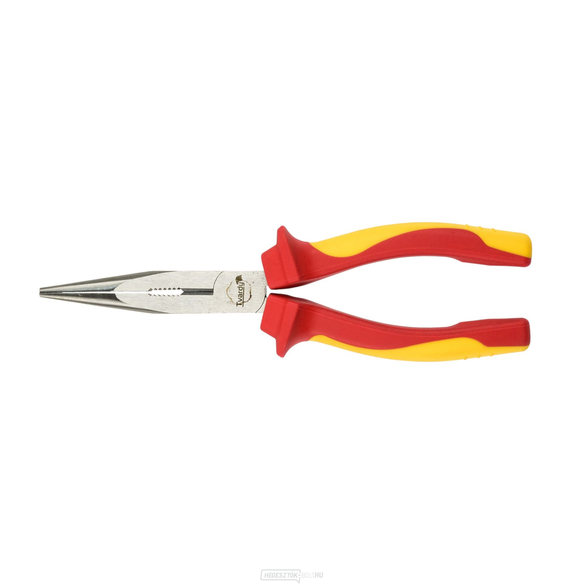 Félkör alakú egyenes fogó Geko, 200mm, VDE