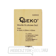 GEKO lépcsőfúró, készlet 3, 4-12mm, 4-20mm, 4-32mm, fa patron, TiN GEKO lépcsőfúró, készlet 3, 4-12mm, 4-20mm, 4-32mm, fa patron, TiN náhled
