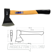 Balta, fa nyél, 1000 gx 18