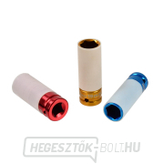 3 db-os ütvecsavarhúzó készlet könnyűfém felnikre, 17 mm, 19 mm, 21 mm (10/20) Előnézet 