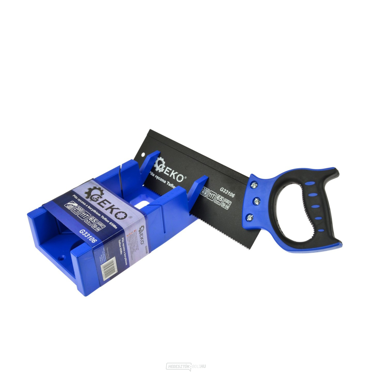 Teflon kézi fűrész gérvágó dobozzal GEKO Teflon kézi fűrész gérvágó dobozzal GEKO gallery main image