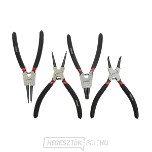 Seeger fogó készlet 4 db GEKO, egyenes és hajlított, 160mm Seeger fogó készlet 4 db GEKO, egyenes és hajlított, 160mm gallery main image