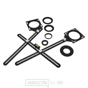 Többcélú kétrészes összecsukható vonalzó GEKO Többcélú kétrészes összecsukható vonalzó GEKO gallery main image