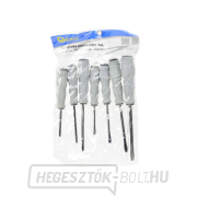 Ütvecsavarhúzó készlet GEKO, 7 db, 4 x lapos és 3 kereszt, CrV náhled