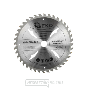 Fűrészlap fához, 300x30 mm, 40T GEKO Fűrészlap fához, 300x30 mm, 40T GEKO gallery main image
