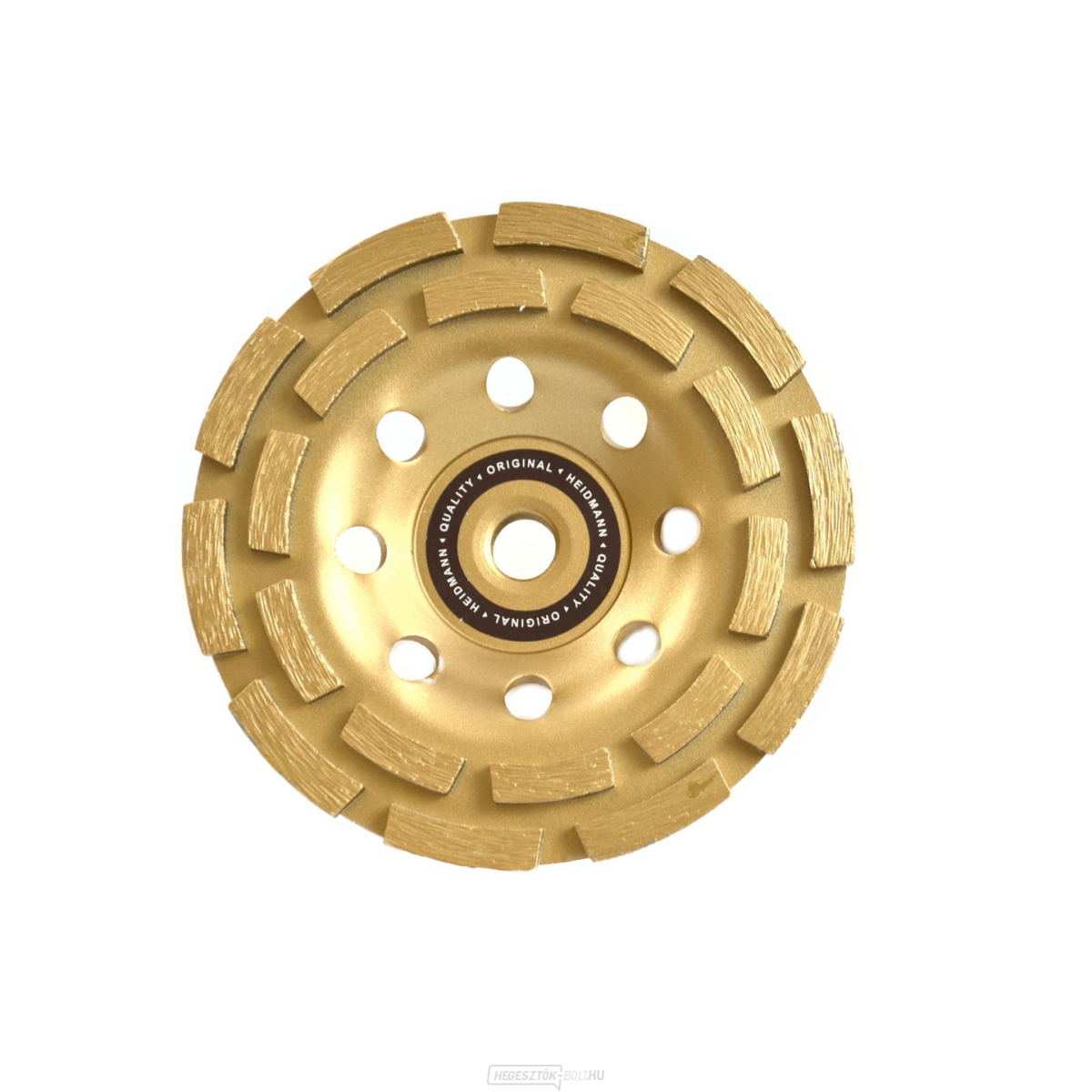 Kétsoros gyémánt csésze csiszolókorong GEKO, 125x5mmxM14  Kétsoros gyémánt csésze csiszolókorong GEKO, 125x5mmxM14  gallery main image