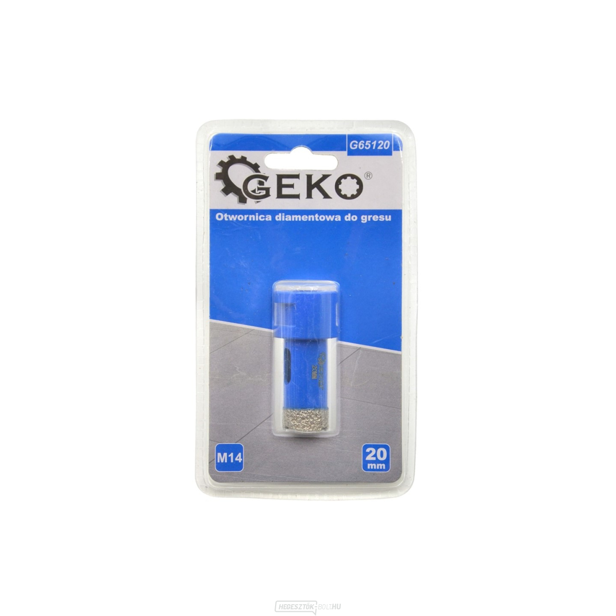 Gyémánt magfúró 20 mm GEKO