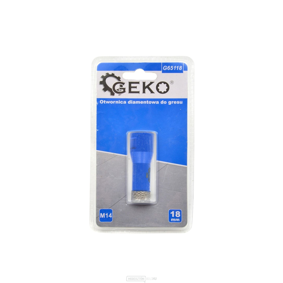 Gyémánt magfúró 18 mm GEKO