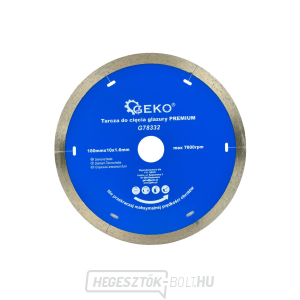 Gyémánt vágótárcsa körbefutó GEKO 180x10x22,2mm  Gyémánt vágótárcsa körbefutó GEKO 180x10x22,2mm  gallery main image