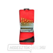 Fúrószárak fémhez fémdobozban GEKO, 19 db-os készlet, 1-10 mm, egyenként 0,5 mm  Fúrószárak fémhez fémdobozban GEKO, 19 db-os készlet, 1-10 mm, egyenként 0,5 mm  gallery main image