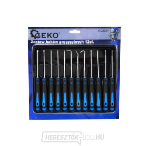 Horgok és csavarhúzó készlet 12 db GEKO Horgok és csavarhúzó készlet 12 db GEKO gallery main image