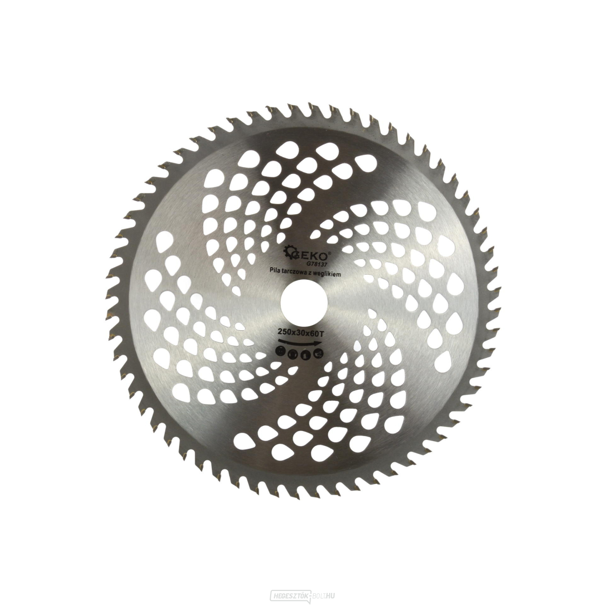 Fűrészlap fához, 250x30 mm, 60T GEKO Fűrészlap fához, 250x30 mm, 60T GEKO gallery main image