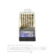 GEKO fémfúró, 19 db-os készlet, 1-10mm, egyenként 0,5mm, polírozott  GEKO fémfúró, 19 db-os készlet, 1-10mm, egyenként 0,5mm, polírozott  gallery main image