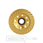GEKO turbó gyémánt csésze csiszolótárcsa, 125x5x22,23mm  GEKO turbó gyémánt csésze csiszolótárcsa, 125x5x22,23mm  gallery main image
