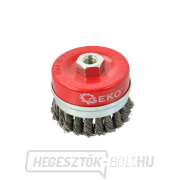 GEKO csészefonatos kefe, 100 mm, M14  GEKO csészefonatos kefe, 100 mm, M14  gallery main image