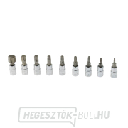 GEKO TORX bitkészlet, 9 db, 1/4