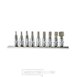GEKO TORX bitkészlet, 9 db, 1/4