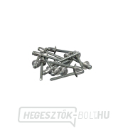 Szegecsfogó + 60 db-os szegecskészlet, 2,4-3,2-4,0-4,8 mm-es szegecsekhez GEKO alumíniumból náhled