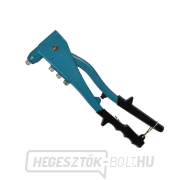 Szegecsfogó + 60 db-os szegecskészlet, 2,4-3,2-4,0-4,8 mm-es szegecsekhez GEKO alumíniumból Szegecsfogó + 60 db-os szegecskészlet, 2,4-3,2-4,0-4,8 mm-es szegecsekhez GEKO alumíniumból gallery main image