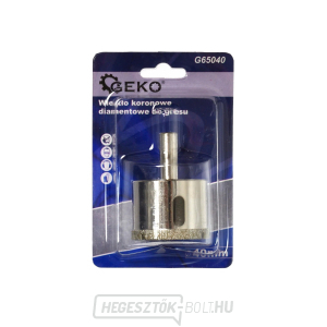 GEKO gyémánt koronafúró, 40 mm  GEKO gyémánt koronafúró, 40 mm  gallery main image
