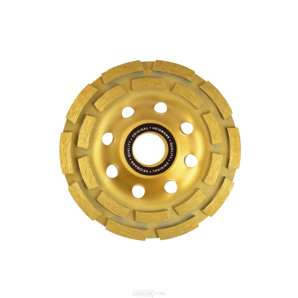 Kétsoros gyémánt csésze csiszolókorong GEKO, 125x5x22,23mm