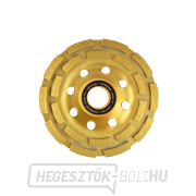 Kétsoros gyémánt csésze csiszolókorong GEKO, 125x5x22,23mm  Kétsoros gyémánt csésze csiszolókorong GEKO, 125x5x22,23mm  gallery main image