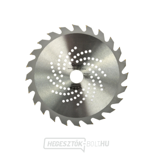Videofűrészlap lyukakkal GEKO, 250x32x24T  Videofűrészlap lyukakkal GEKO, 250x32x24T  gallery main image
