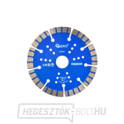 Gyémánt vágókorong turbó-szegmens, 125x10x22mm GEKO Gyémánt vágókorong turbó-szegmens, 125x10x22mm GEKO gallery main image