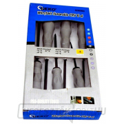 Ütvecsavarhúzó készlet, 6db, 3x lapos és 3 Phillips, CrV GEKO Ütvecsavarhúzó készlet, 6db, 3x lapos és 3 Phillips, CrV GEKO gallery main image