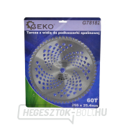 Keményfém penge benzinmotoros szegélynyíróhoz 255x25.4mmx60T (25/50) Előnézet 